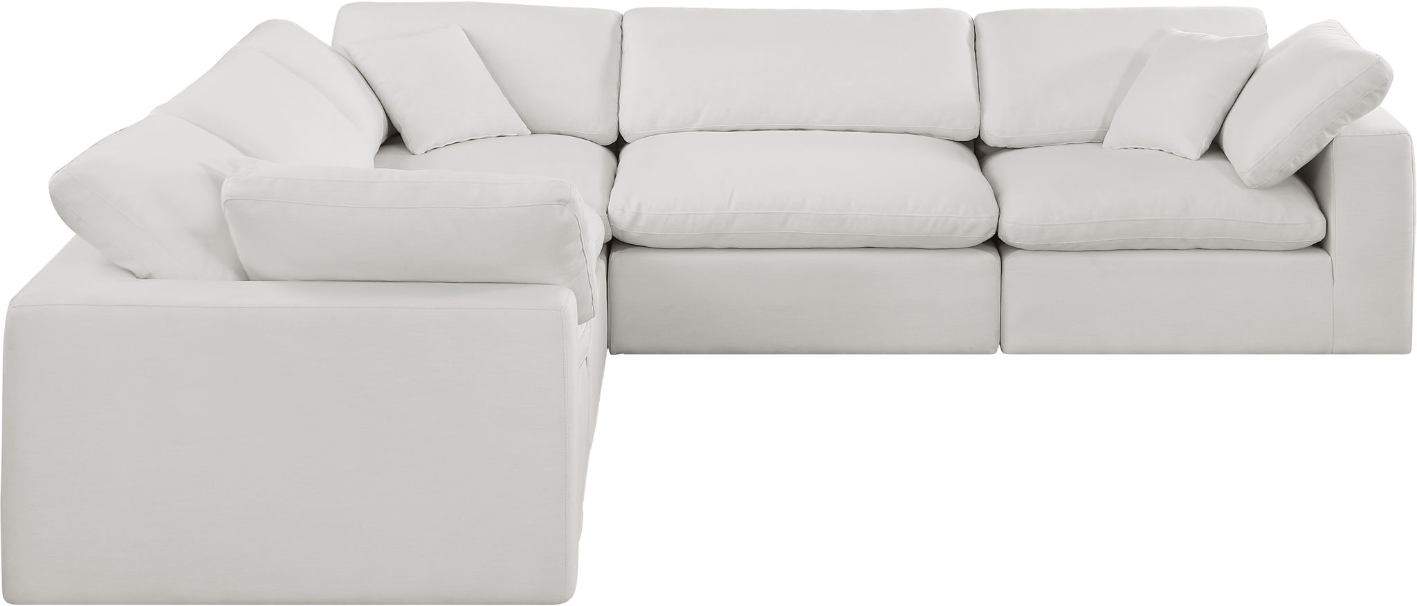 Comfy - 5 Piece Linen Modular Corner Sectional - Urban Living Furniture (Los Angeles, CA)