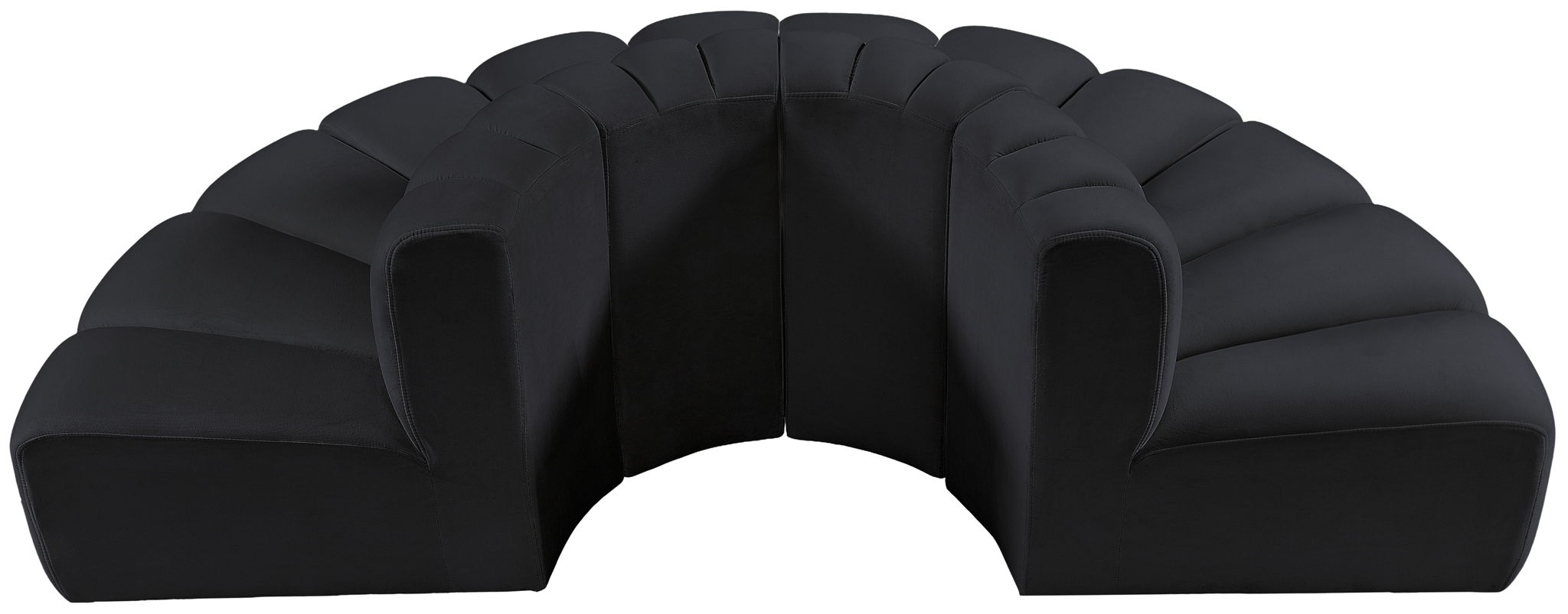Arc - Velvet 4 Piece Modular Sofa