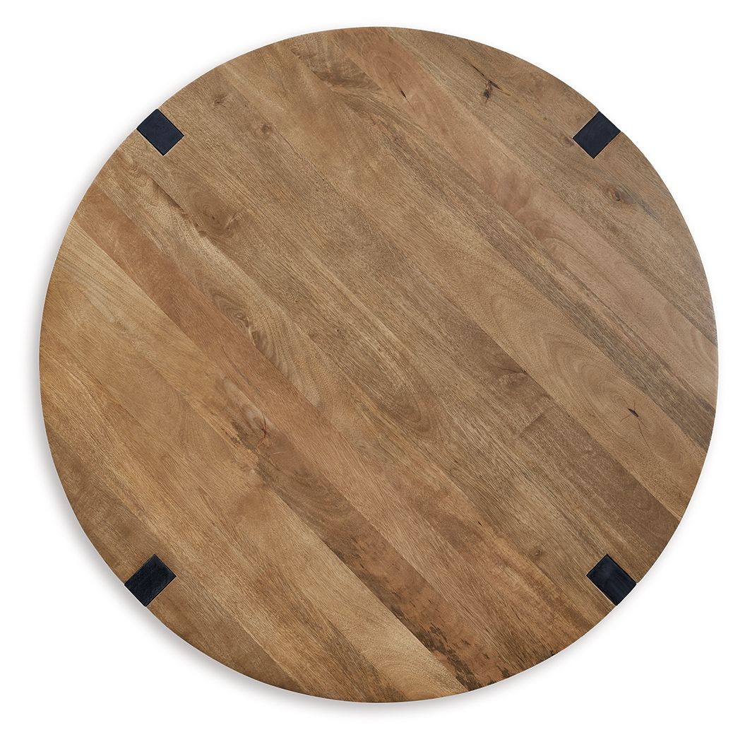 Hanneforth - Brown - Round Cocktail Table - Urban Living Furniture (Los Angeles, CA)