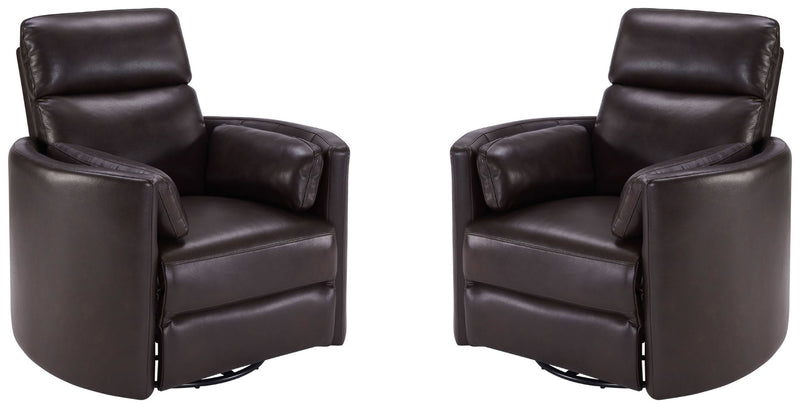 Radius - Cordless Power Swivel Glider Recliner (Set of 2)