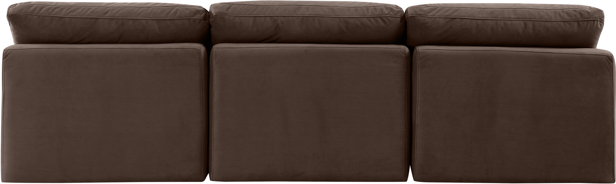 Indulge - Velvet 3 Seat Modular Armless Sofa - Urban Living Furniture (Los Angeles, CA)