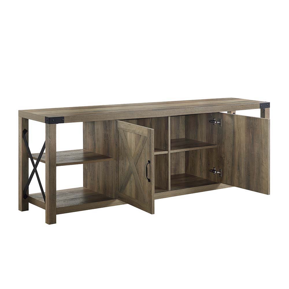 Abiram - TV Stand - Rustic Oak Finish - Urban Living Furniture (Los Angeles, CA)