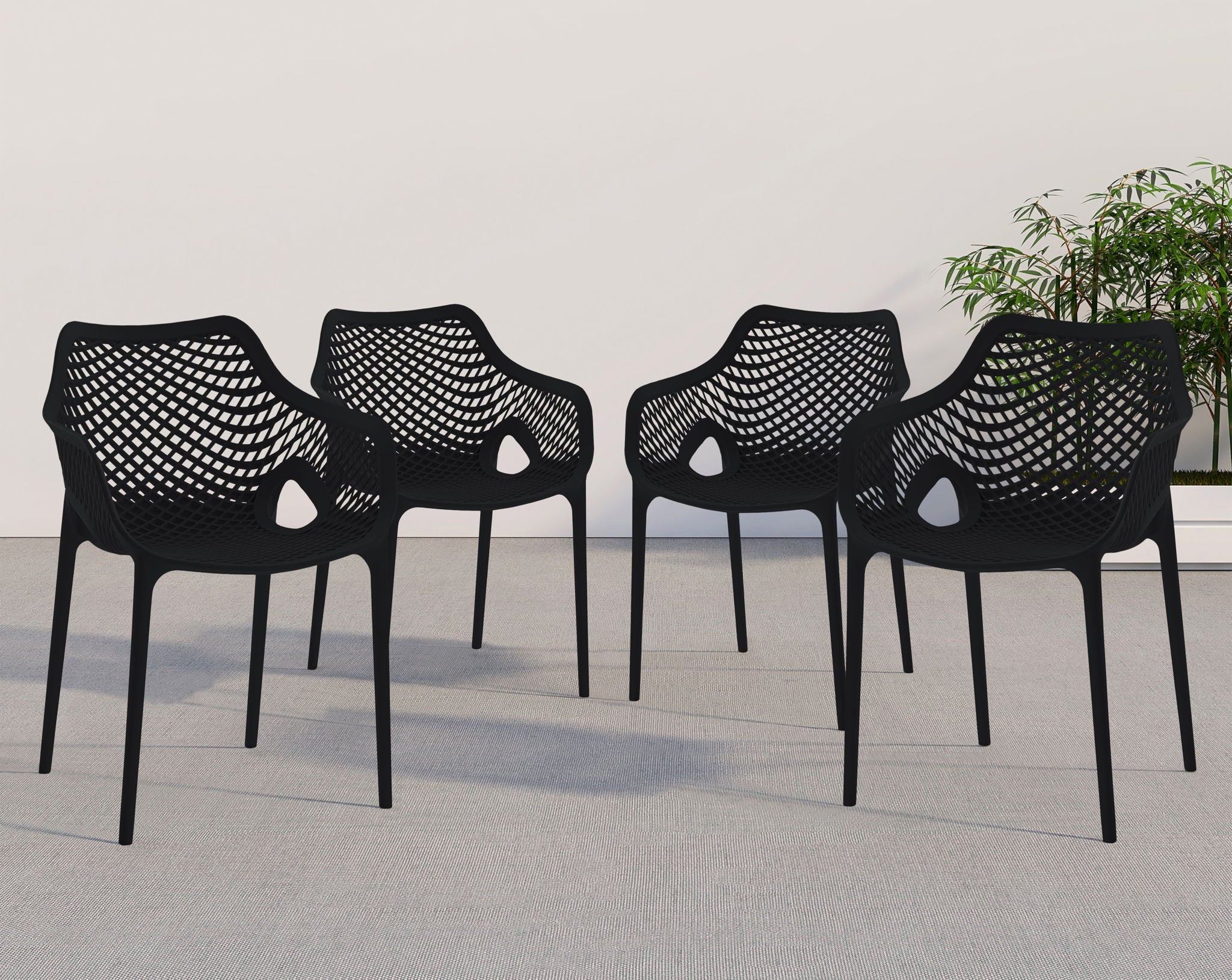 Mykonos - Outdoor Dining Chair Set - Urban Living Furniture (Los Angeles, CA)