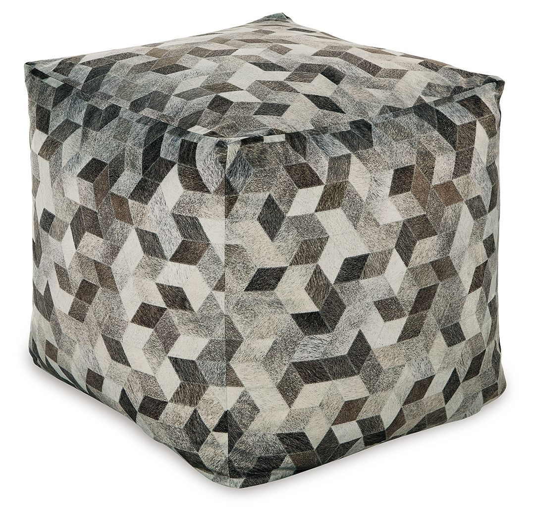 Albermarle - Gray / Brown - Pouf - Urban Living Furniture (Los Angeles, CA)