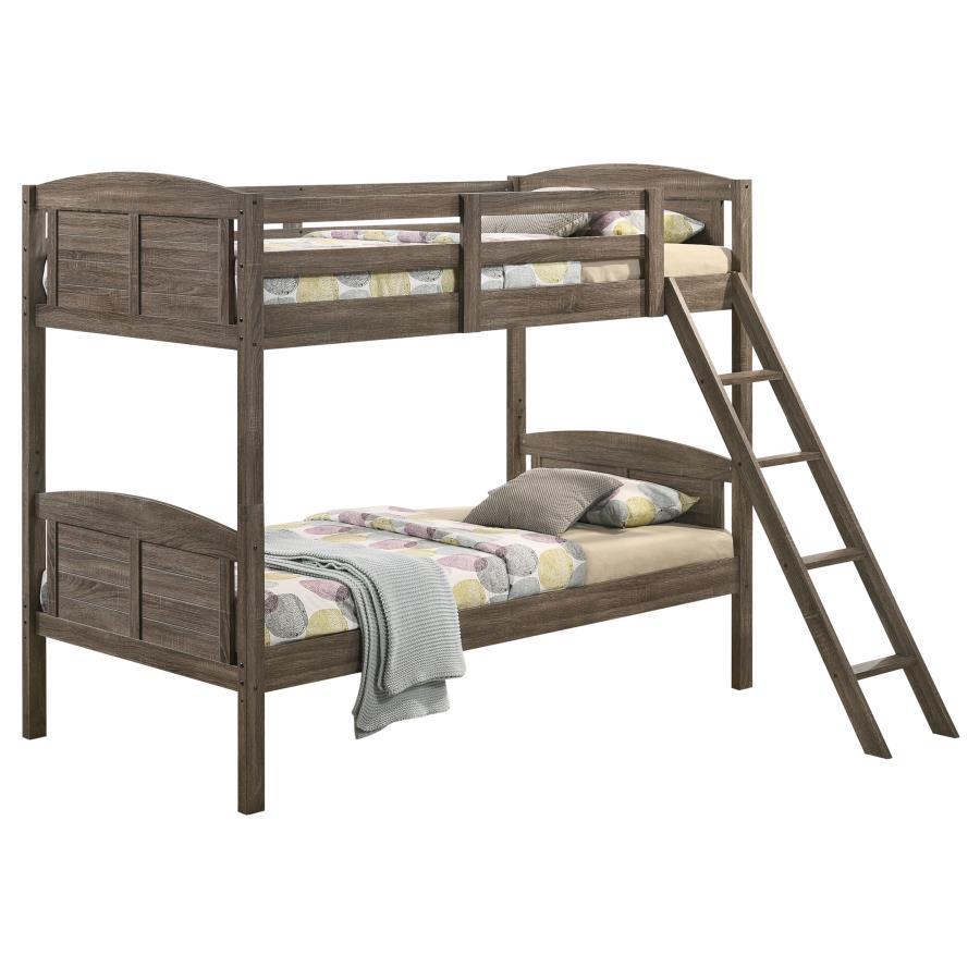 Flynn - Wood Bunk Bed With Mattress - Urban Living Furniture (Los Angeles, CA)