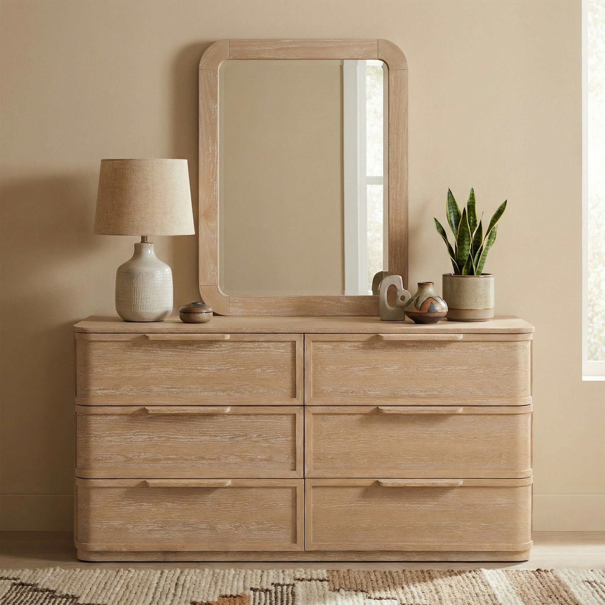 Tiberio - Solid Wood Mirror - Urban Living Furniture (Los Angeles, CA)