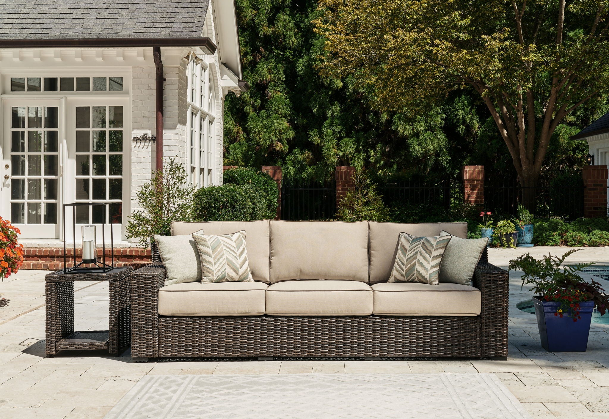 Coastline Bay - Brown - Sofa With Cushion - Urban Living Furniture (Los Angeles, CA)