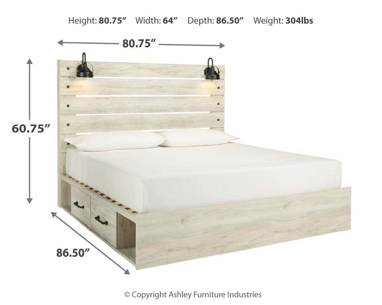 Cambeck - Panel Bed - Urban Living Furniture (Los Angeles, CA)