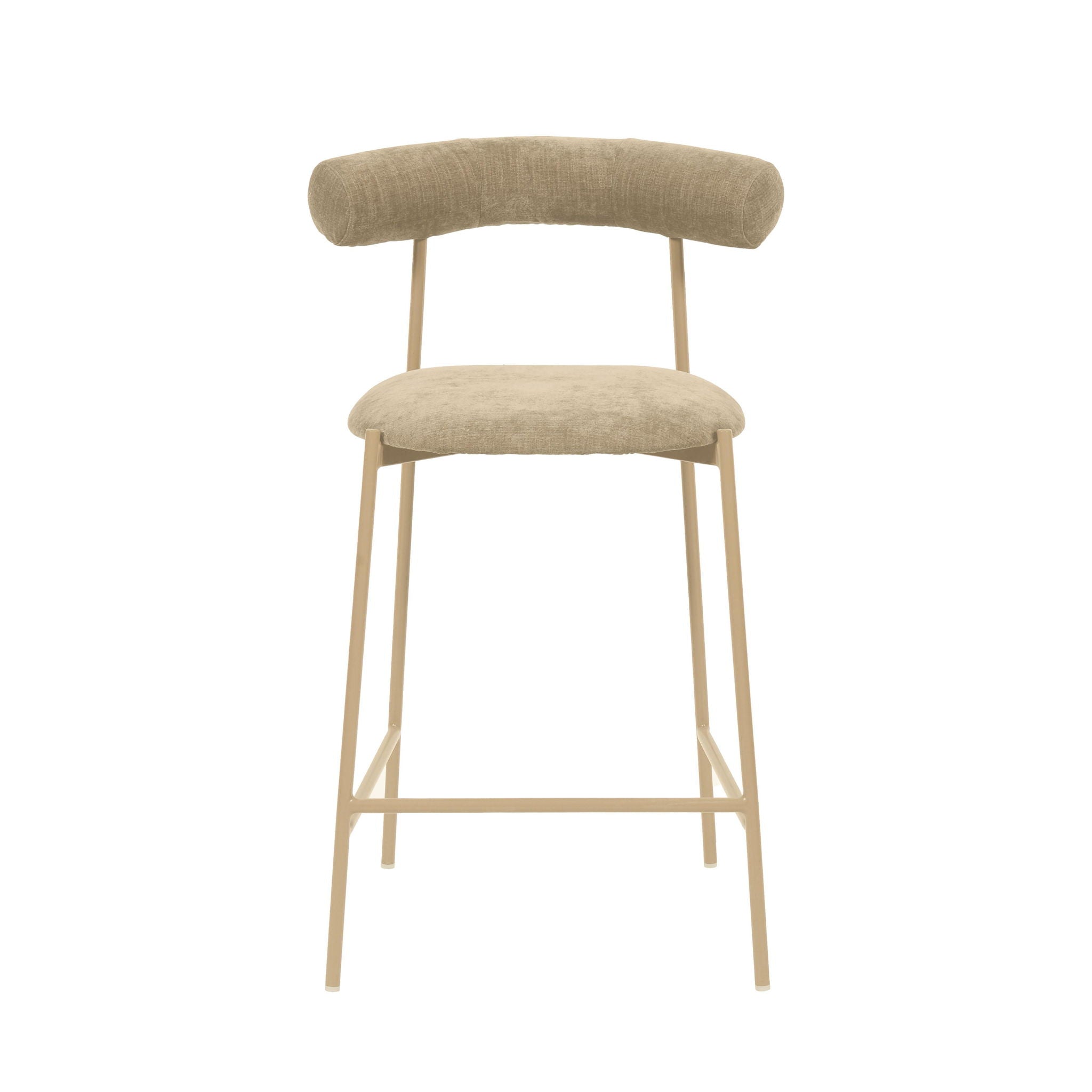 Liliana - Velvet Bar Stool - Urban Living Furniture (Los Angeles, CA)