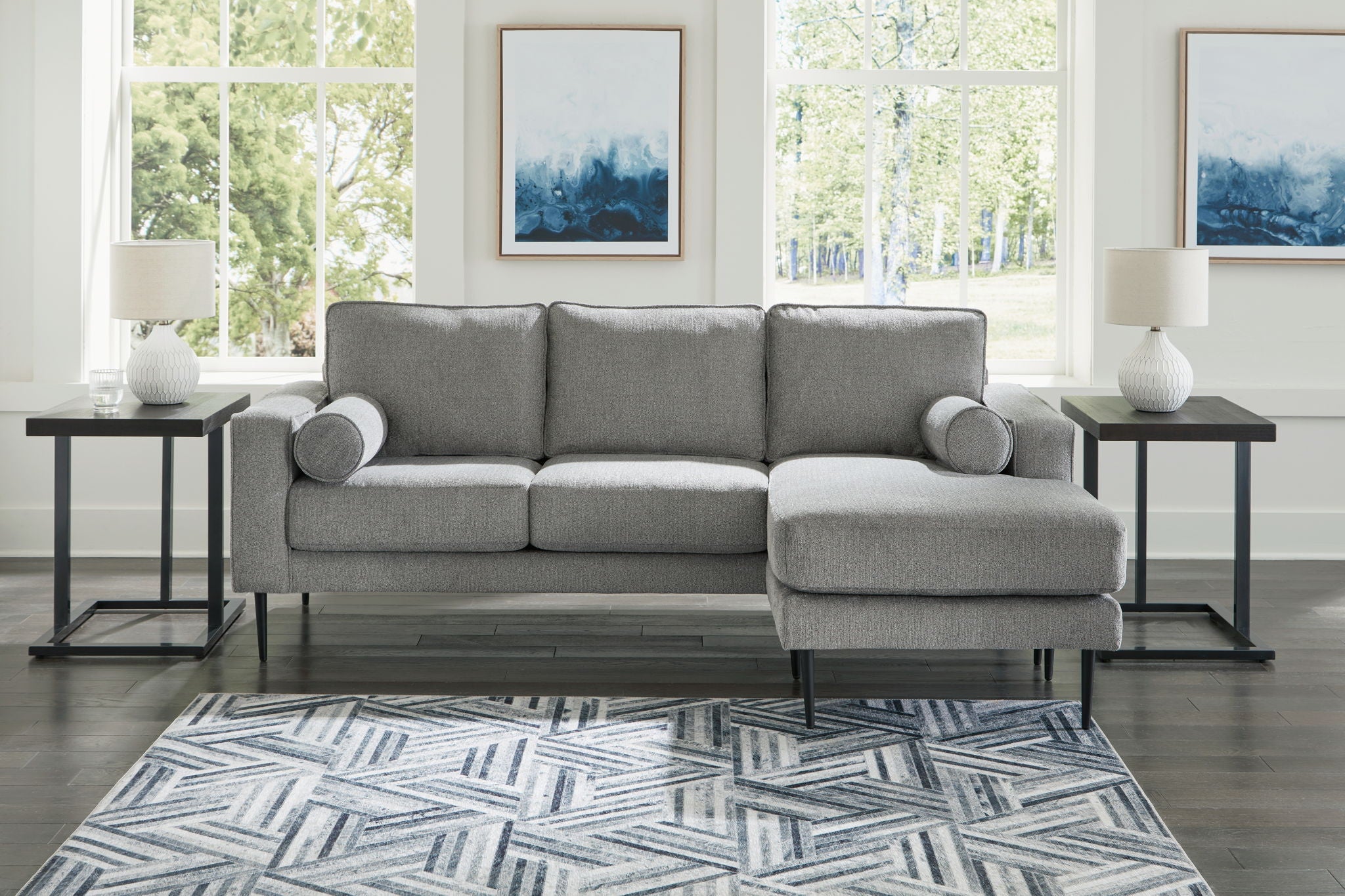 Hazela - Charcoal - Sofa Chaise - Urban Living Furniture (Los Angeles, CA)