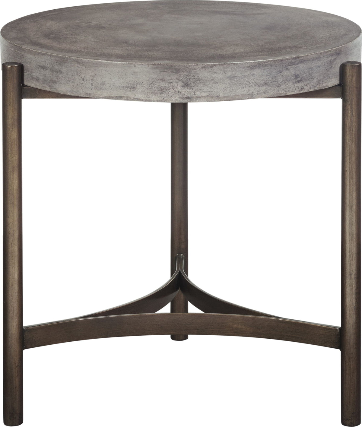 Lyon - Round Concrete And Metal Table