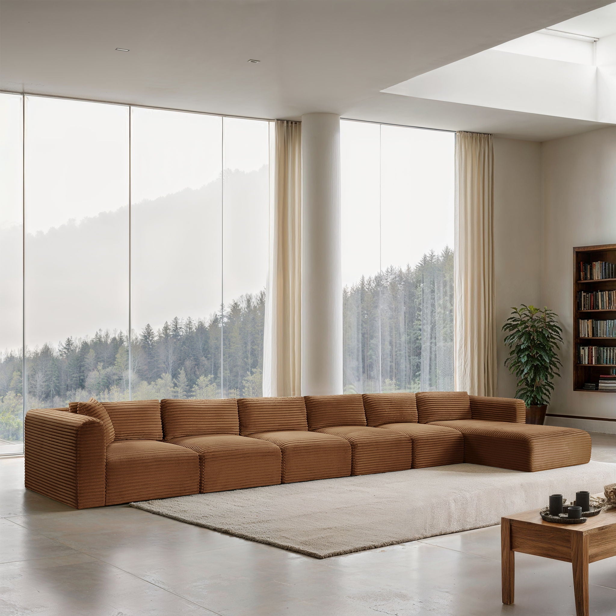 Shaggy - Fabric 6 Piece Modular Sectional With Chaise - Urban Living Furniture (Los Angeles, CA)