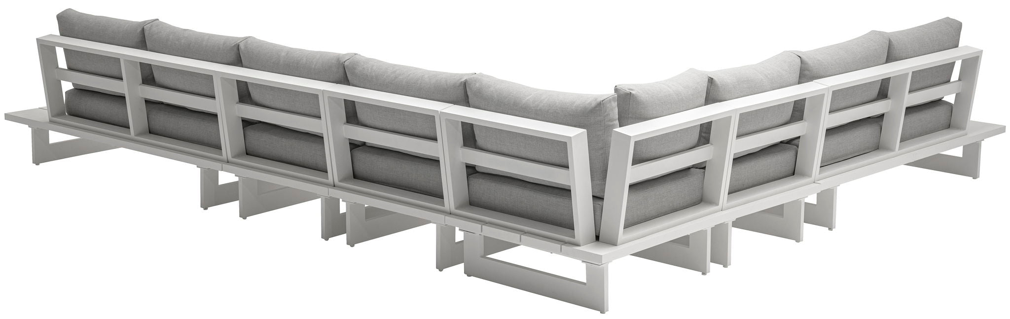 Maldives - 6 Piece Water Resistant Outdoor Patio Modular Sectional With White Base - Urban Living Furniture (Los Angeles, CA)
