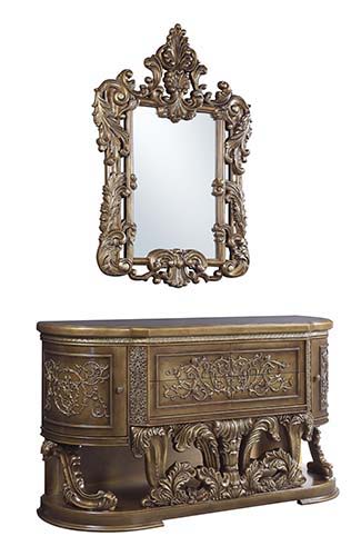 Constantine - Mirror - Brown & Gold Finish - Urban Living Furniture (Los Angeles, CA)