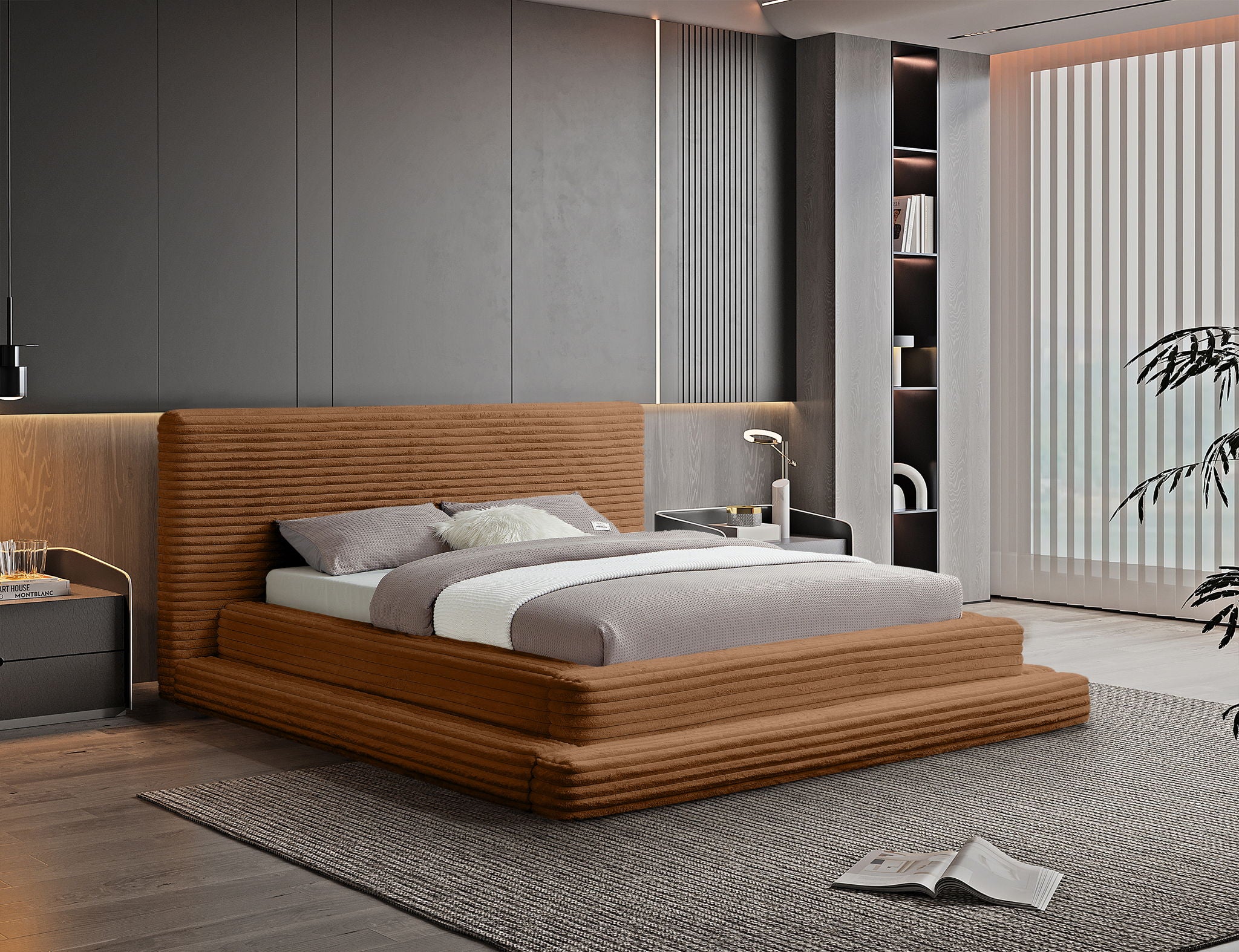 Drew - Fabric Upholstered Bed - Urban Living Furniture (Los Angeles, CA)