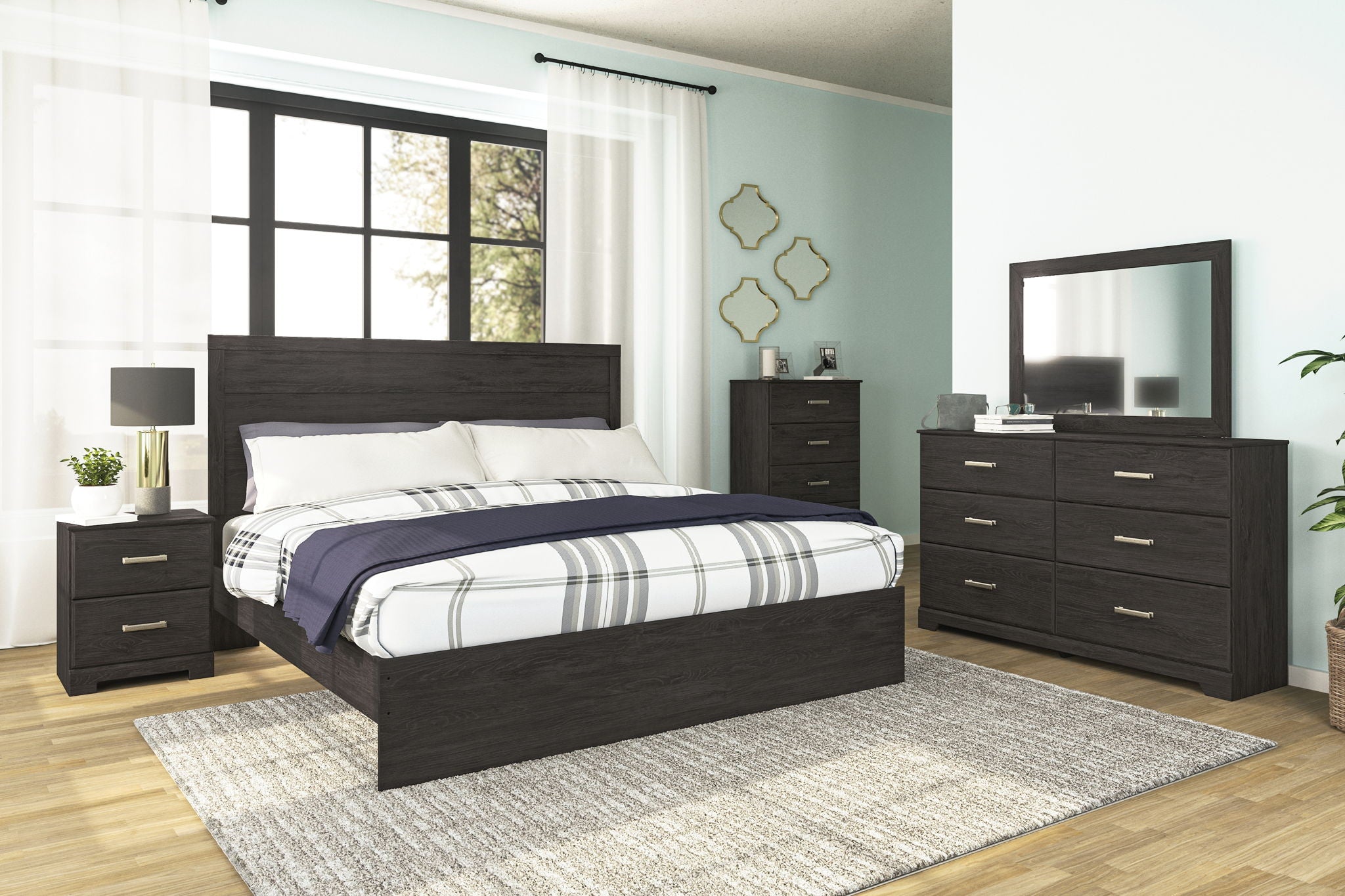 Belachime - Panel Bed - Urban Living Furniture (Los Angeles, CA)
