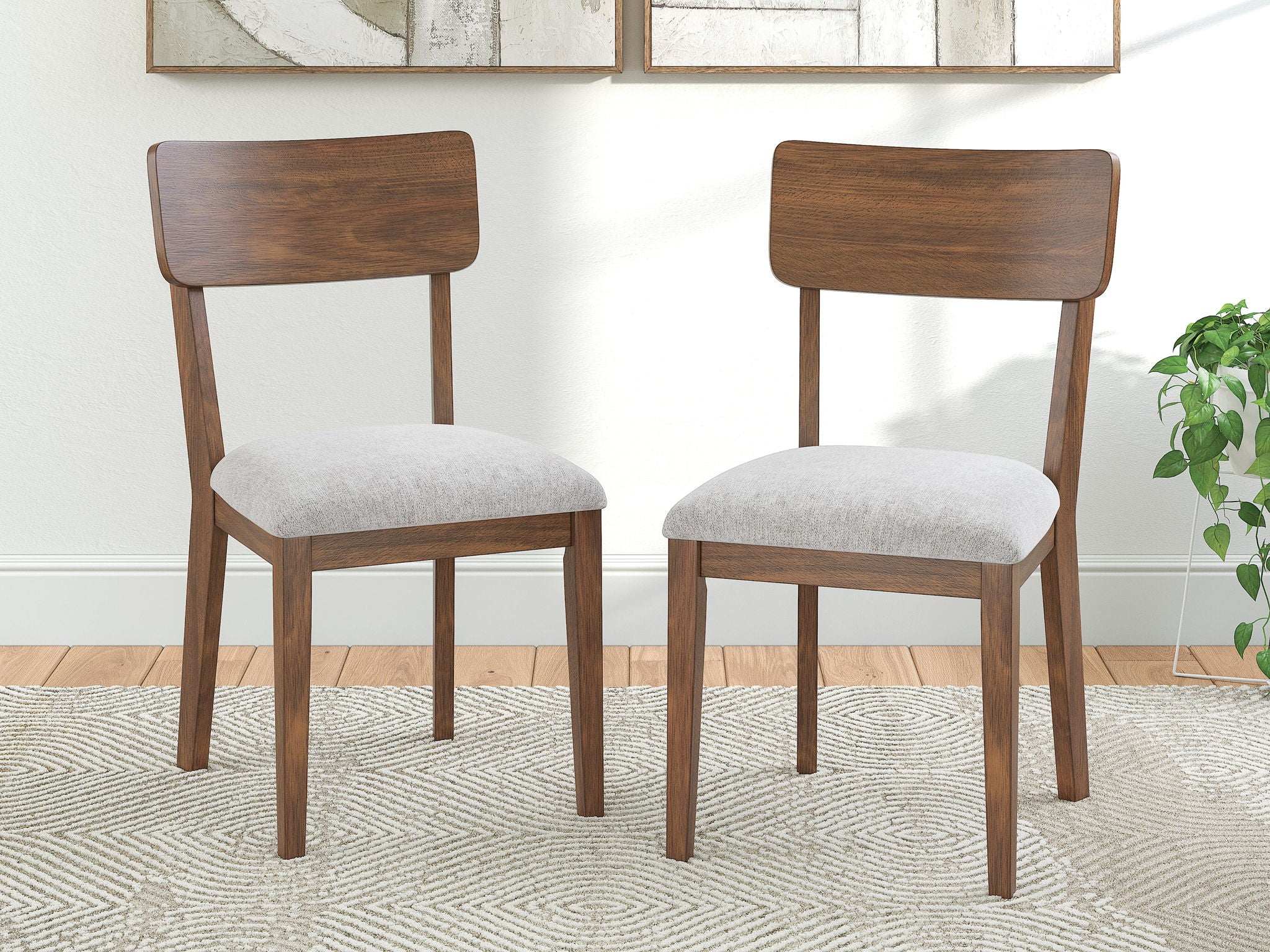 Tameride - Dining Upholstered Side Chair (Set of 2) - Brown - Urban Living Furniture (Los Angeles, CA)