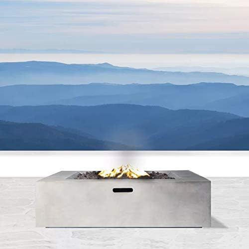 Streamlined Aesthetic Outdoor Fire Pit Table