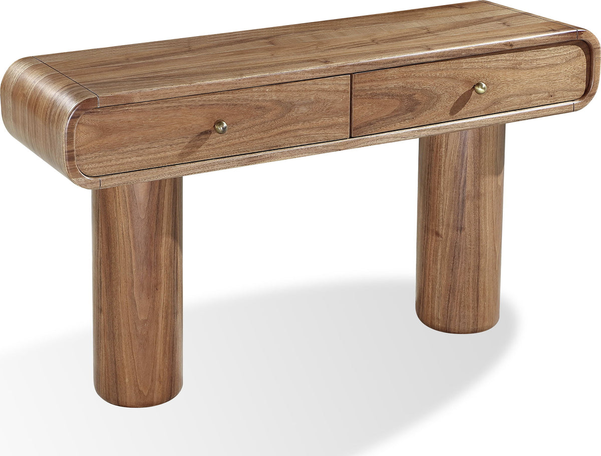 Juba - Walnut Console Table - Mongoose