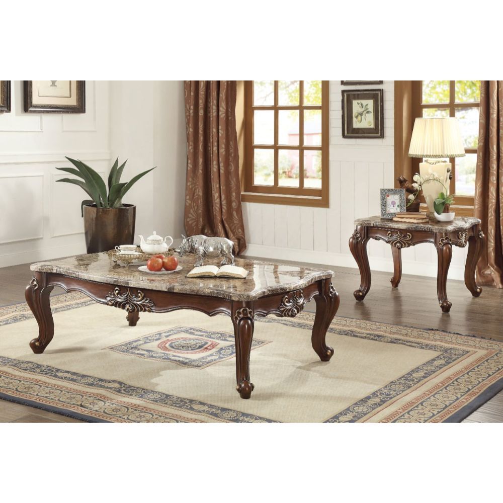 Shalisa - Coffee Table - Marble & Walnut - Urban Living Furniture (Los Angeles, CA)