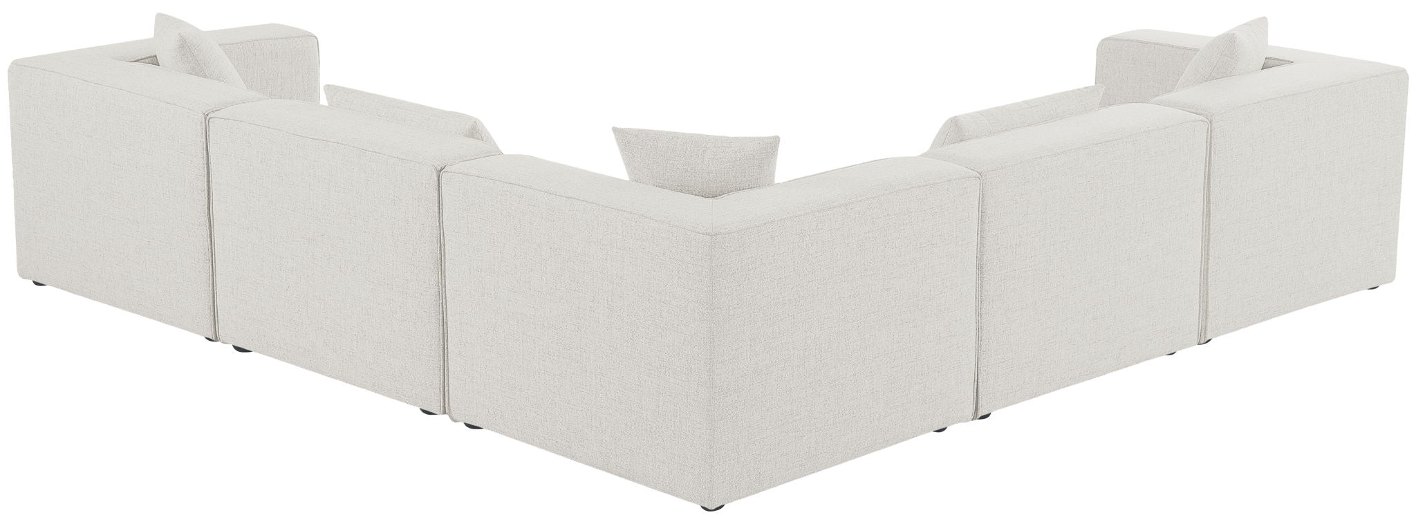 Cube - Linen 5 Piece Modular Corner Sectional - Urban Living Furniture (Los Angeles, CA)