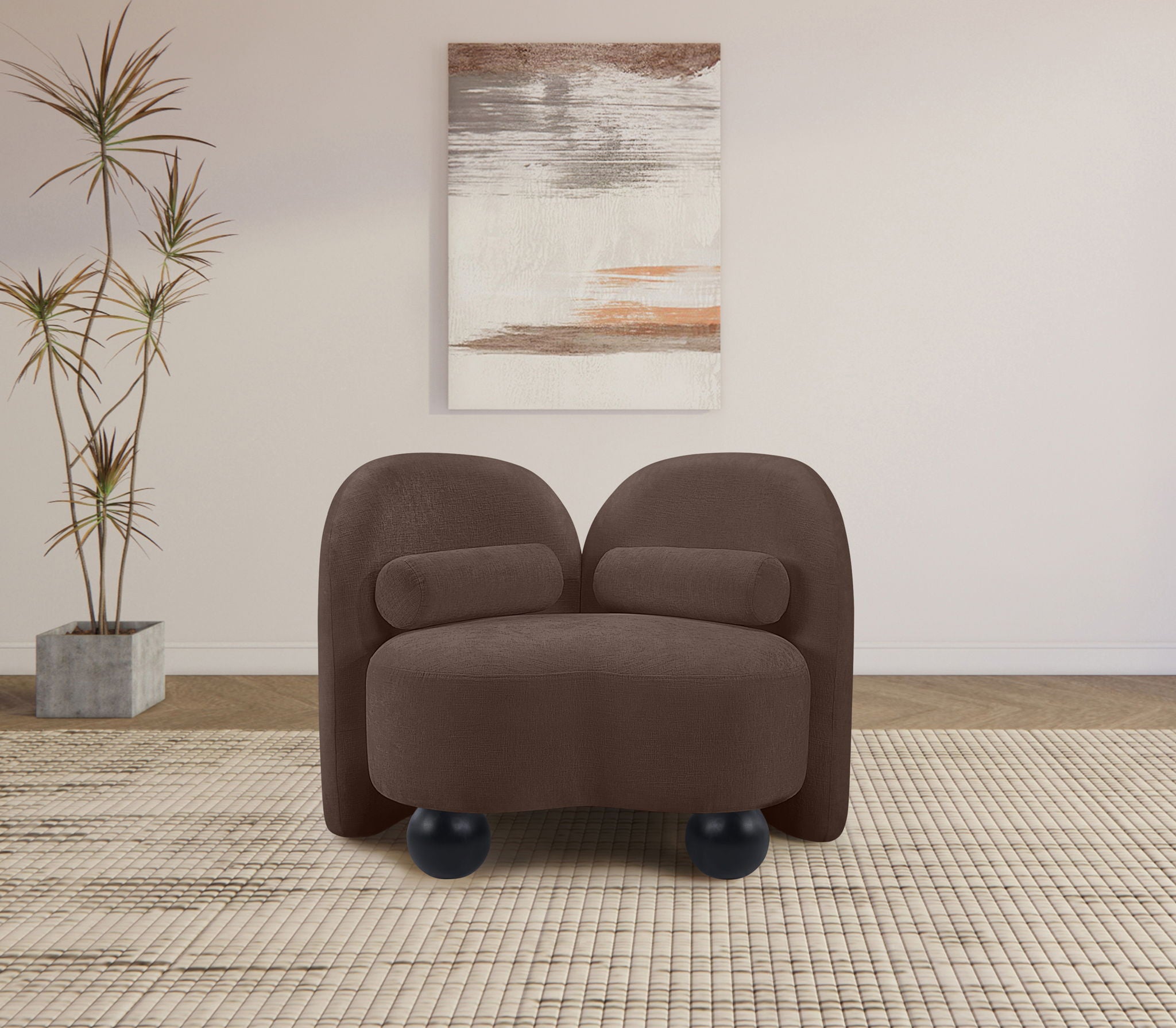 Daphne - Chenille Chair - Urban Living Furniture (Los Angeles, CA)