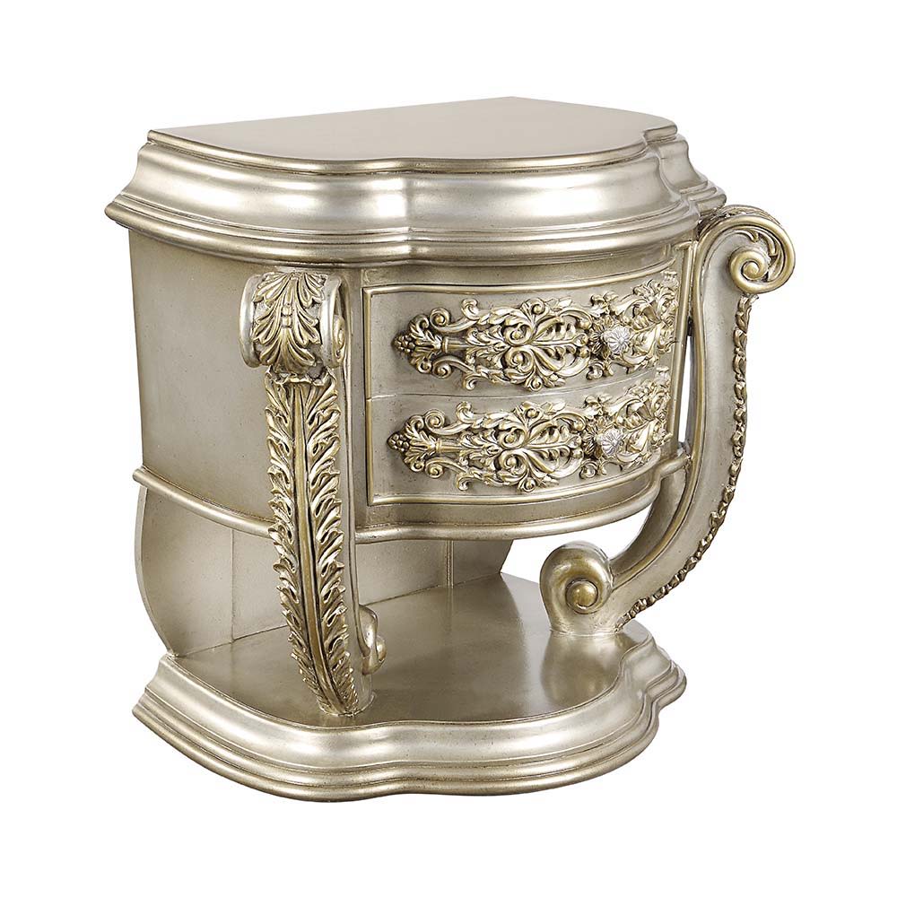 Danae - Nightstand - Champagne & Gold Finish - Urban Living Furniture (Los Angeles, CA)