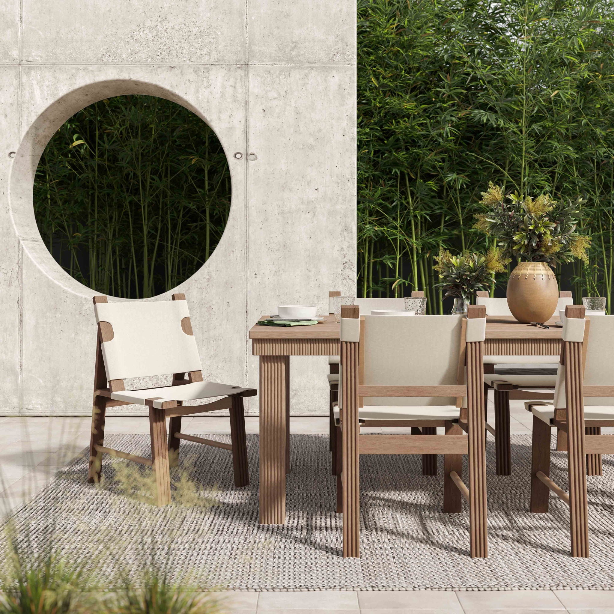 Cassie - Outdoor Rectangular Dining Table - Urban Living Furniture (Los Angeles, CA)