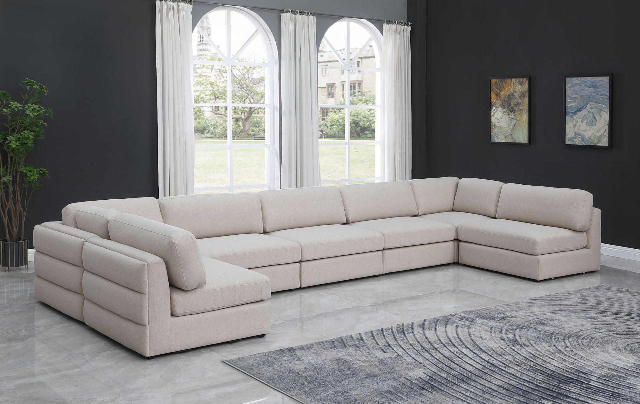 Beckham - 7 Piece Modular Sectional - Urban Living Furniture (Los Angeles, CA)