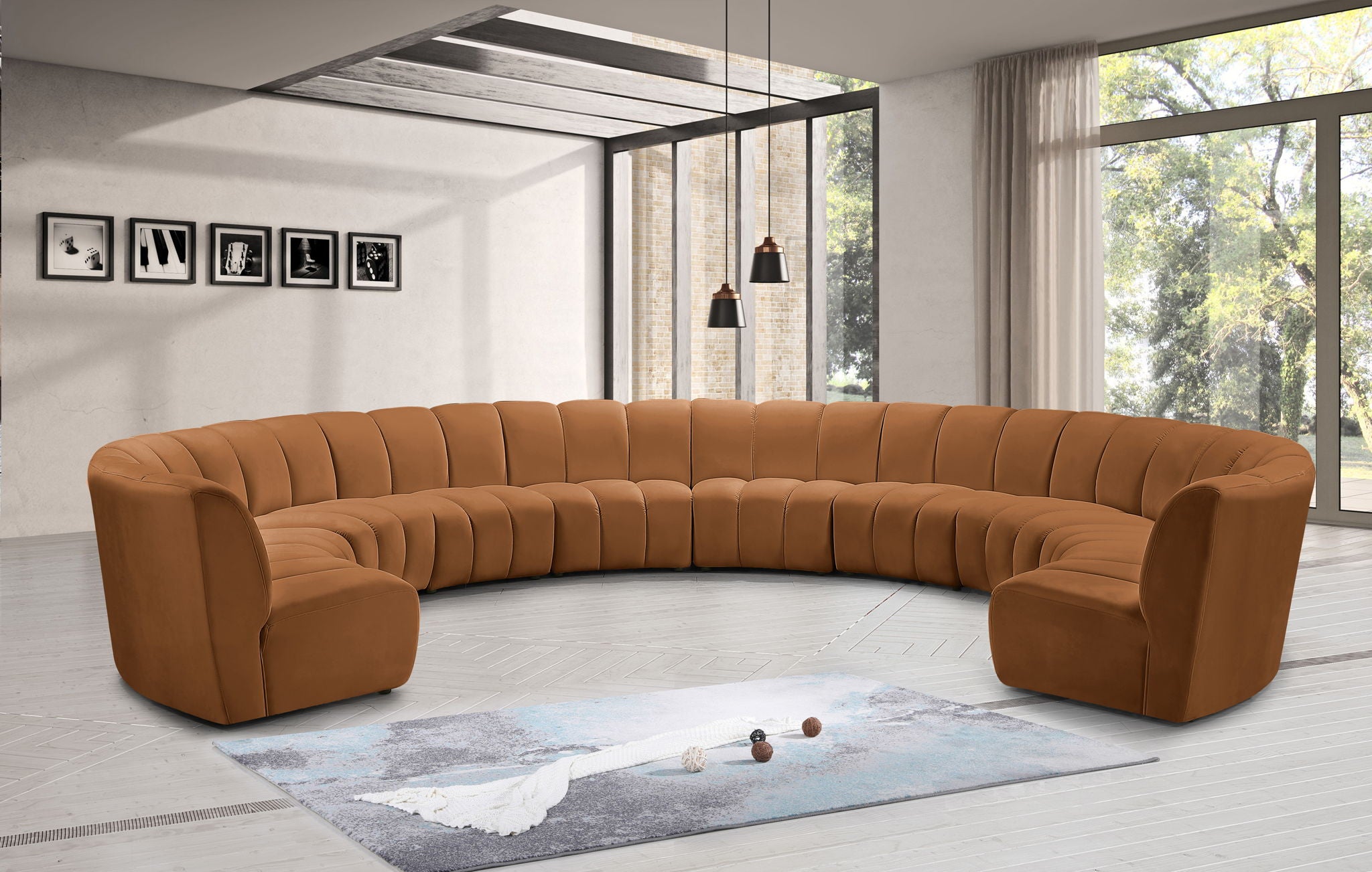 Infinity - 10 Piece Modular Sectional - Saddle - Urban Living Furniture (Los Angeles, CA)