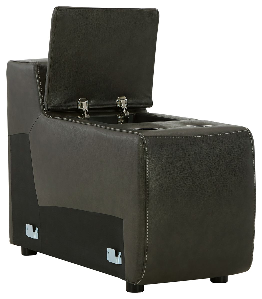 Center Line - Dark Gray - Console with Storage - Urban Living Furniture (Los Angeles, CA)