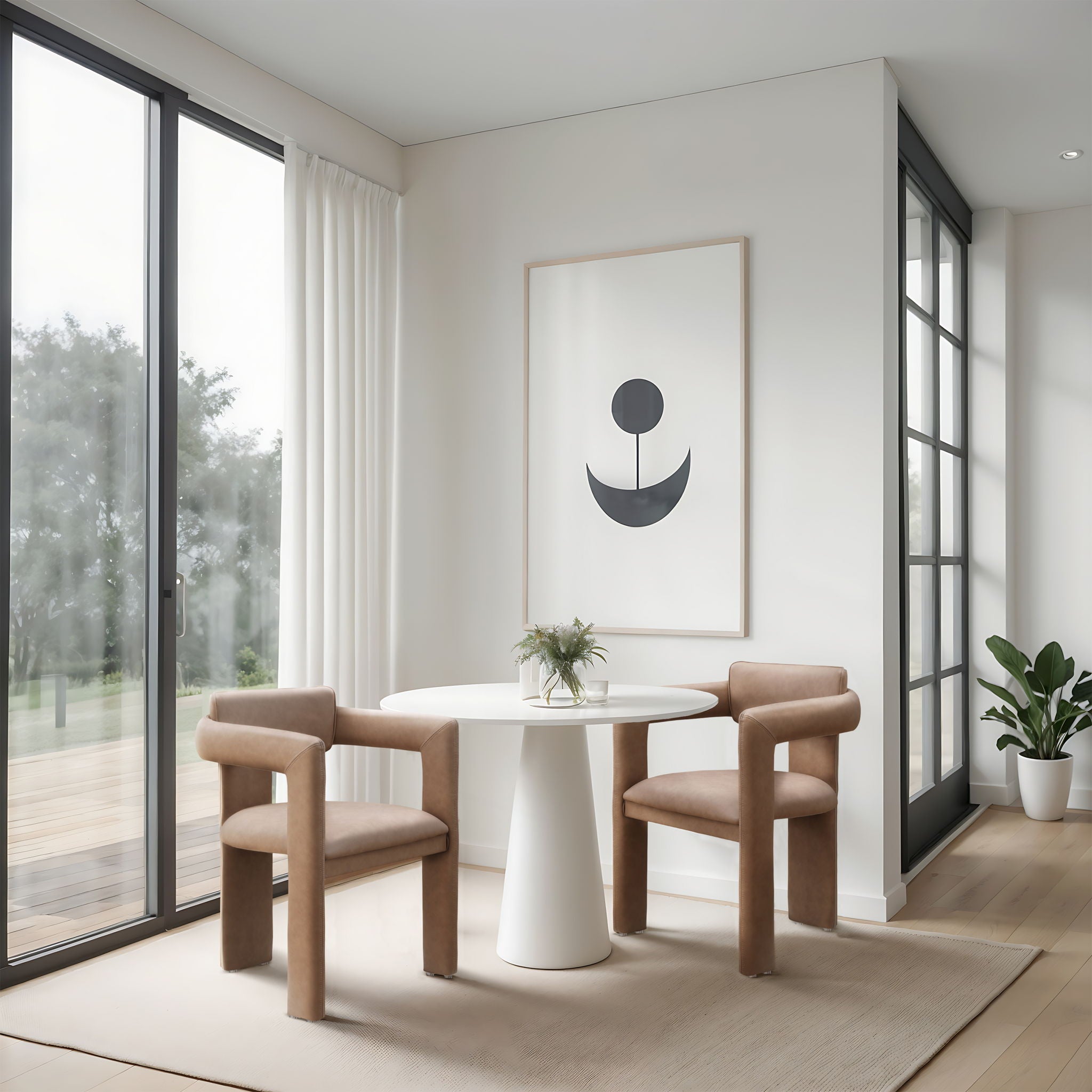 Brenda - Faux Leather Dining Chair (Set of 2) - Urban Living Furniture (Los Angeles, CA)