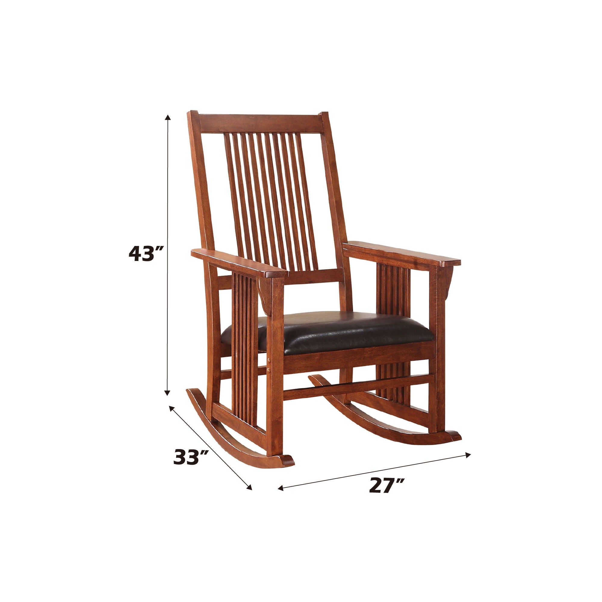 Kloris - 43" Rocking Chair - Tobacco - Urban Living Furniture (Los Angeles, CA)