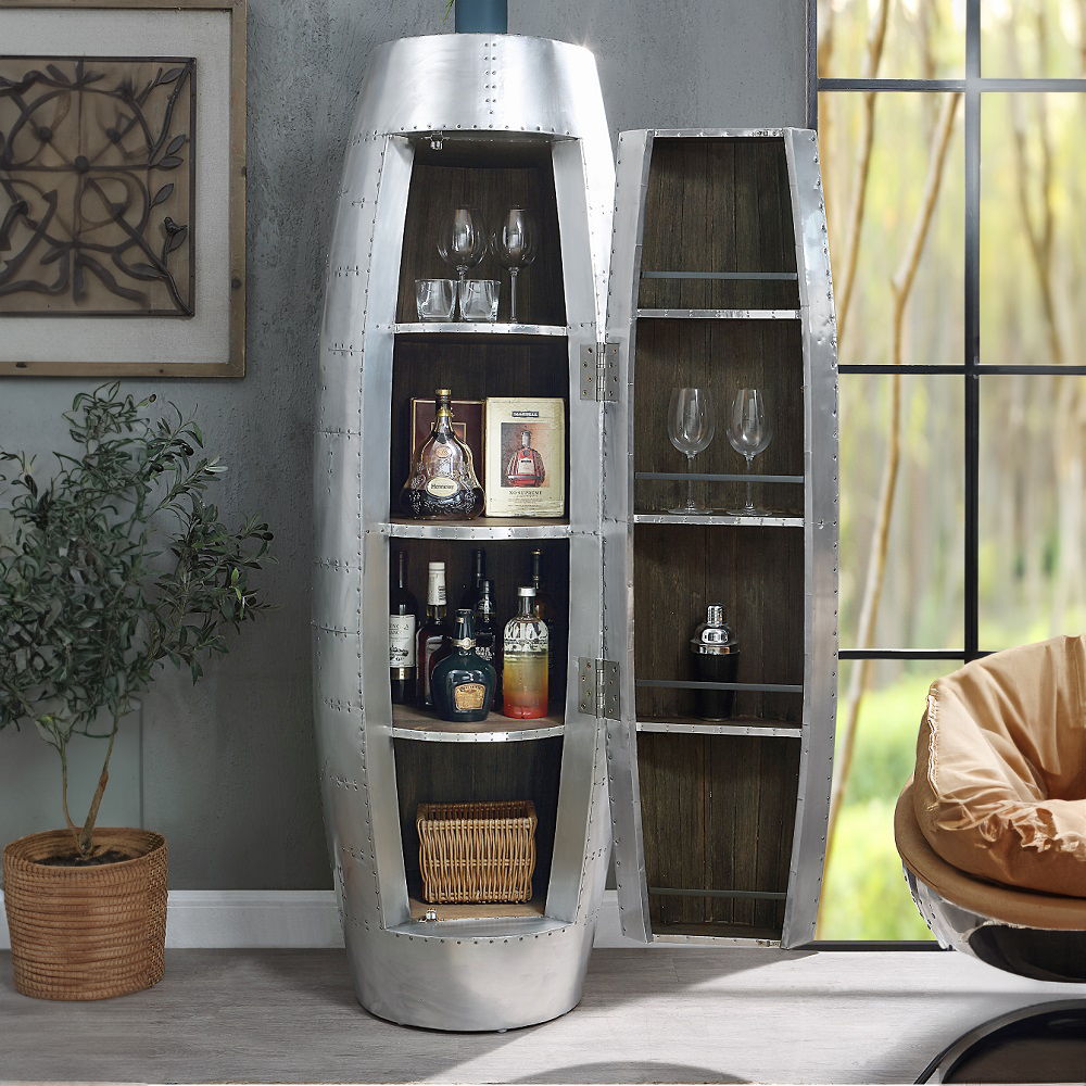 Brancaster - Cabinet - Pearl Silver - Urban Living Furniture (Los Angeles, CA)