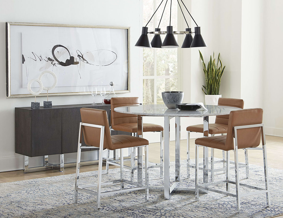 Amalfi - Metal Back Bar Stool (Set of 2)
