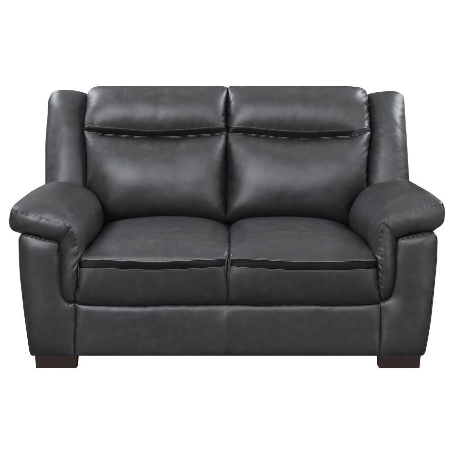 Arabella - Upholstered Padded Arm Loveseat - Gray - Urban Living Furniture (Los Angeles, CA)