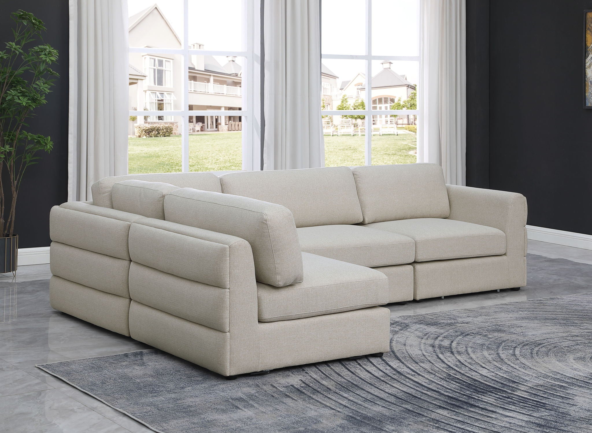 Beckham - 4 Piece Modular Sectional - Urban Living Furniture (Los Angeles, CA)