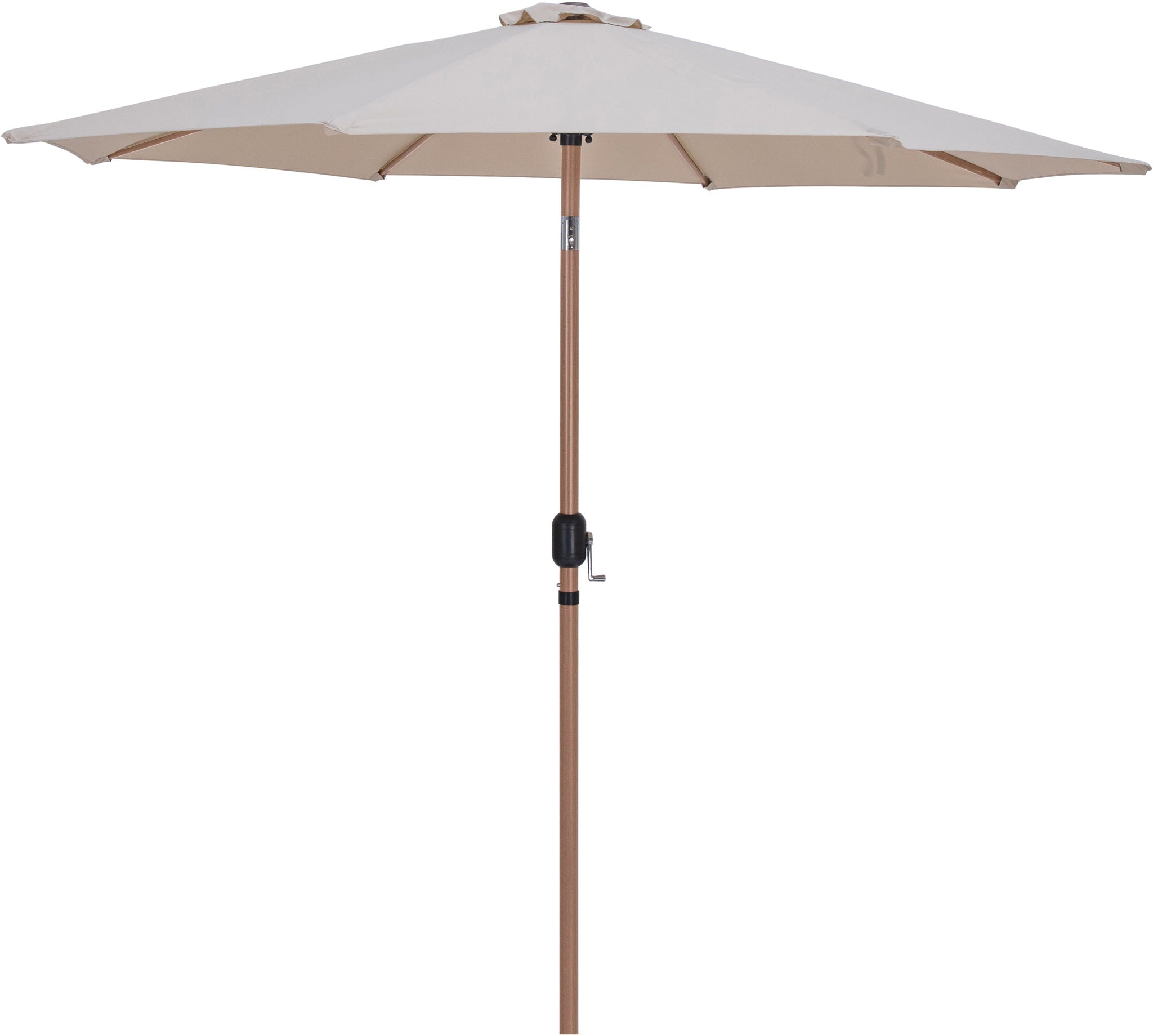 Fiji - Aluminum Patio Umbrella With Square Black And Teak Base - Urban Living Furniture (Los Angeles, CA)