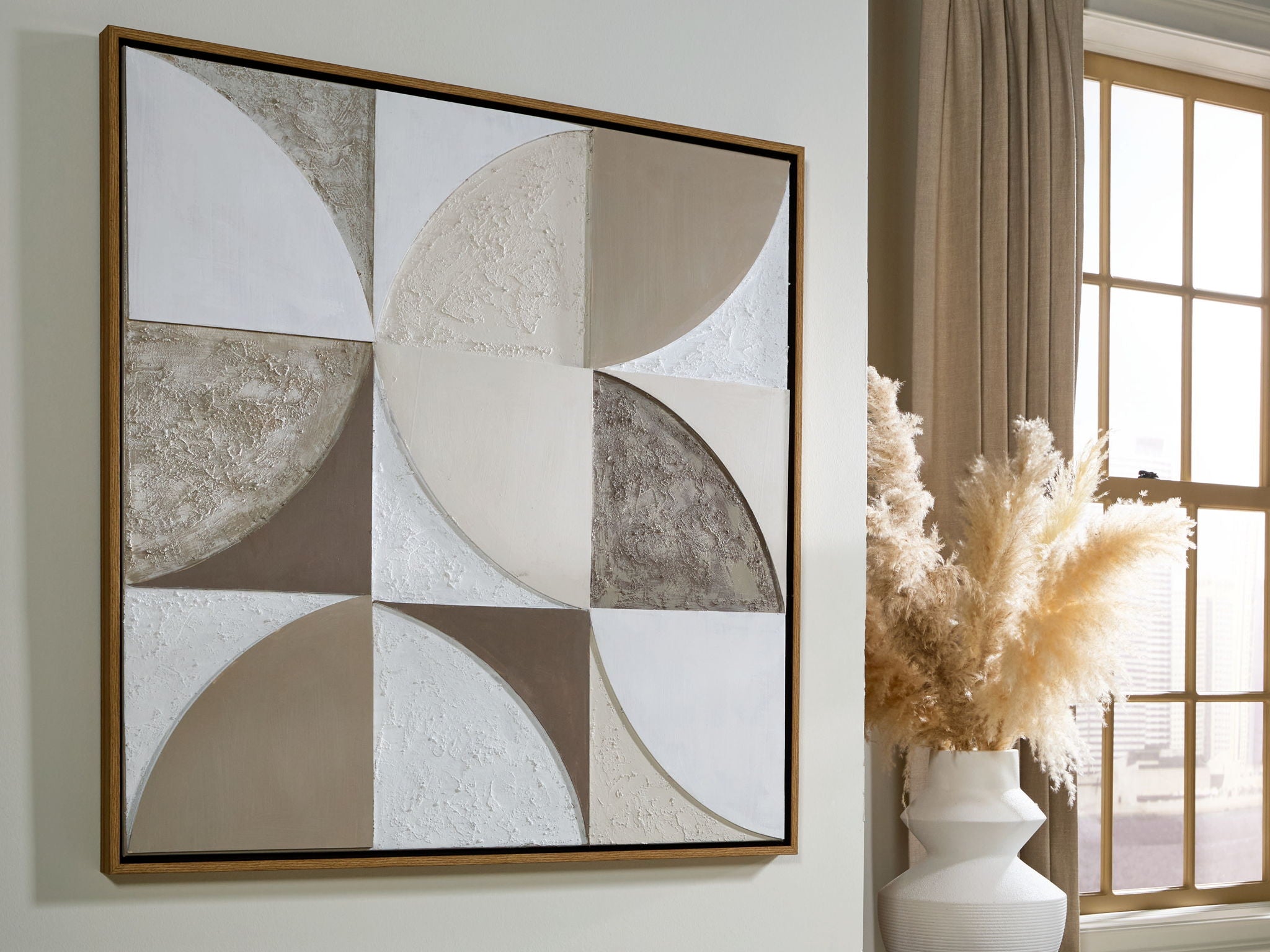 Harelman - Tan / Taupe / White - Wall Art - Urban Living Furniture (Los Angeles, CA)