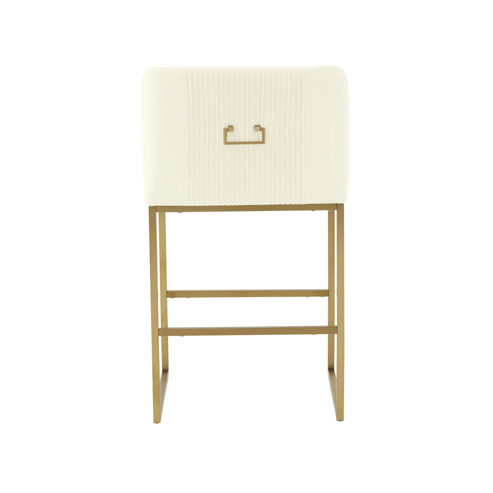 Lisa - Velvet Counter Stool - Urban Living Furniture (Los Angeles, CA)