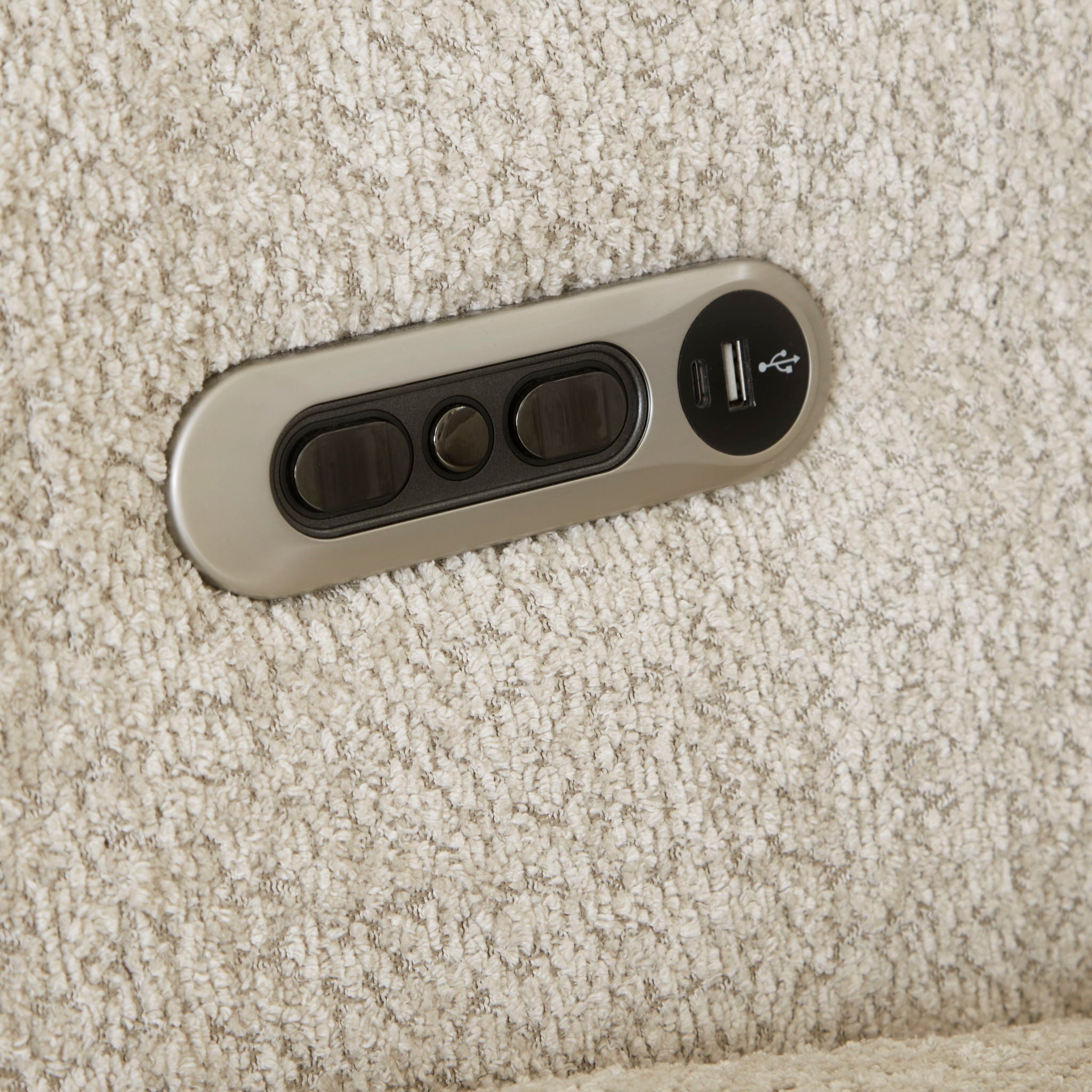 Modesto - Power Right Arm Facing Recliner - Buttercream - Urban Living Furniture (Los Angeles, CA)