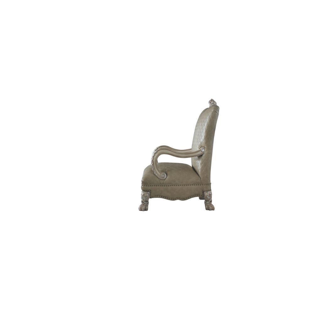 Dresden - Accent Chair - Vintage Bone White & PU - Urban Living Furniture (Los Angeles, CA)