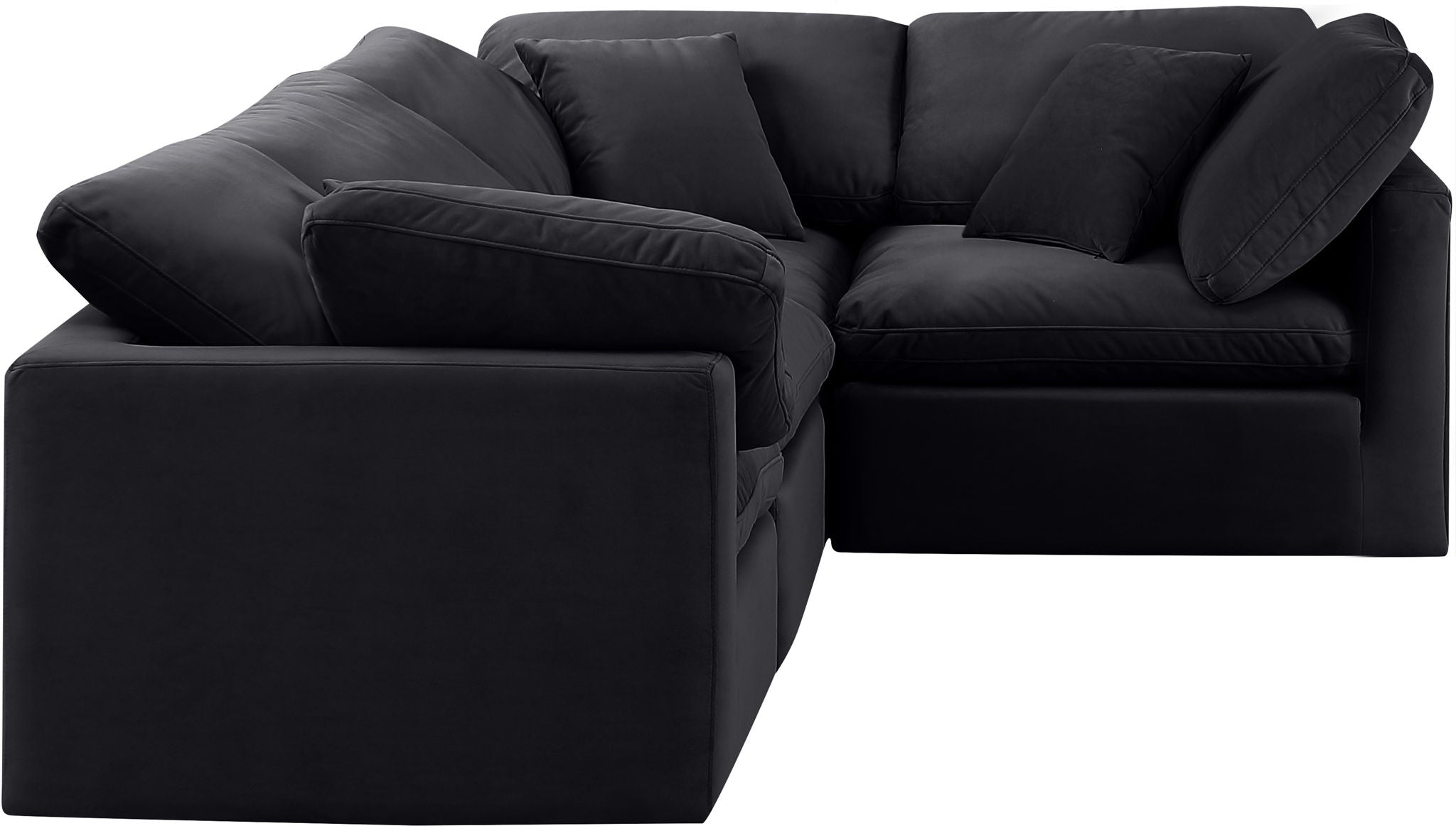 Indulge - Velvet 4 Piece Modular Corner Sectional - Urban Living Furniture (Los Angeles, CA)