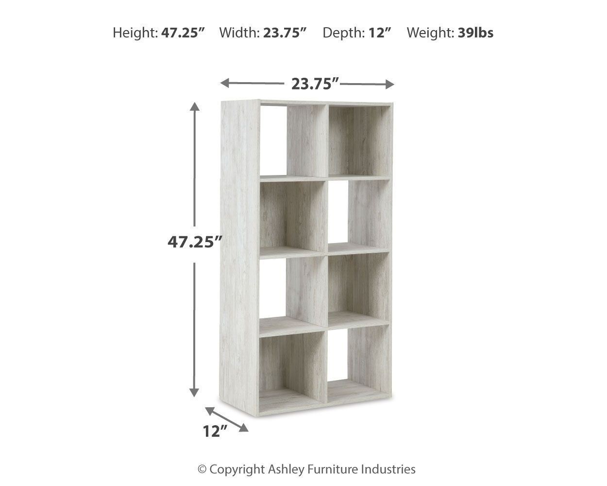 Paxberry - Four Cube Organizer - Urban Living Furniture (Los Angeles, CA)