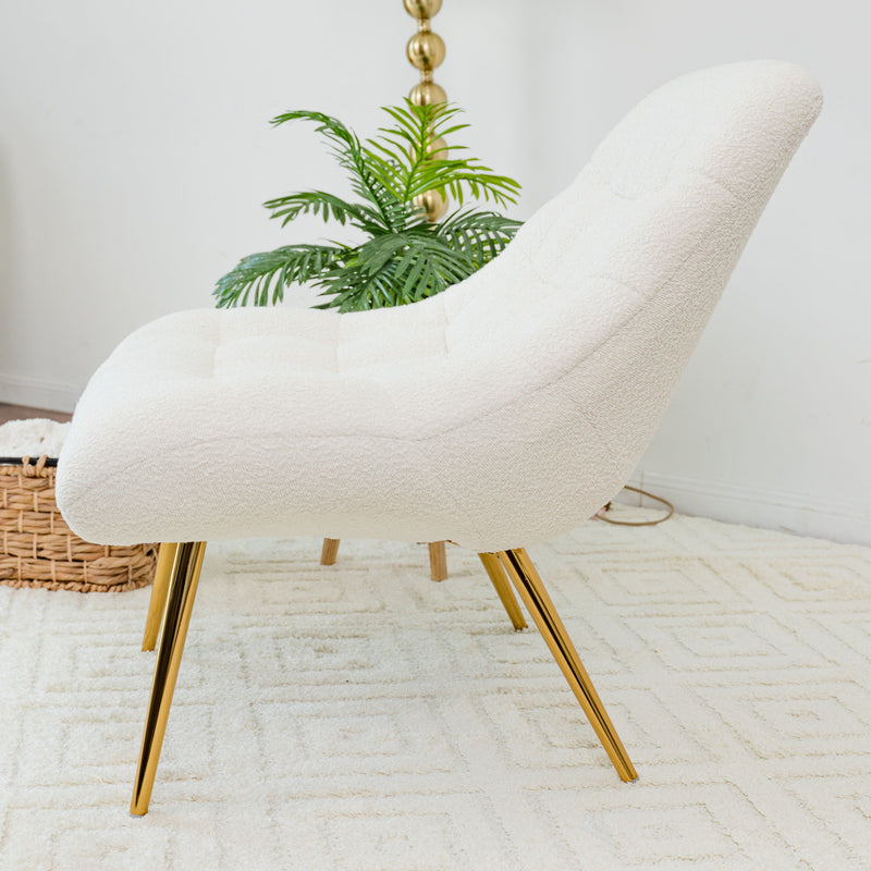 Aubrey - French Boucle Lounge Chair - Urban Living Furniture (Los Angeles, CA)