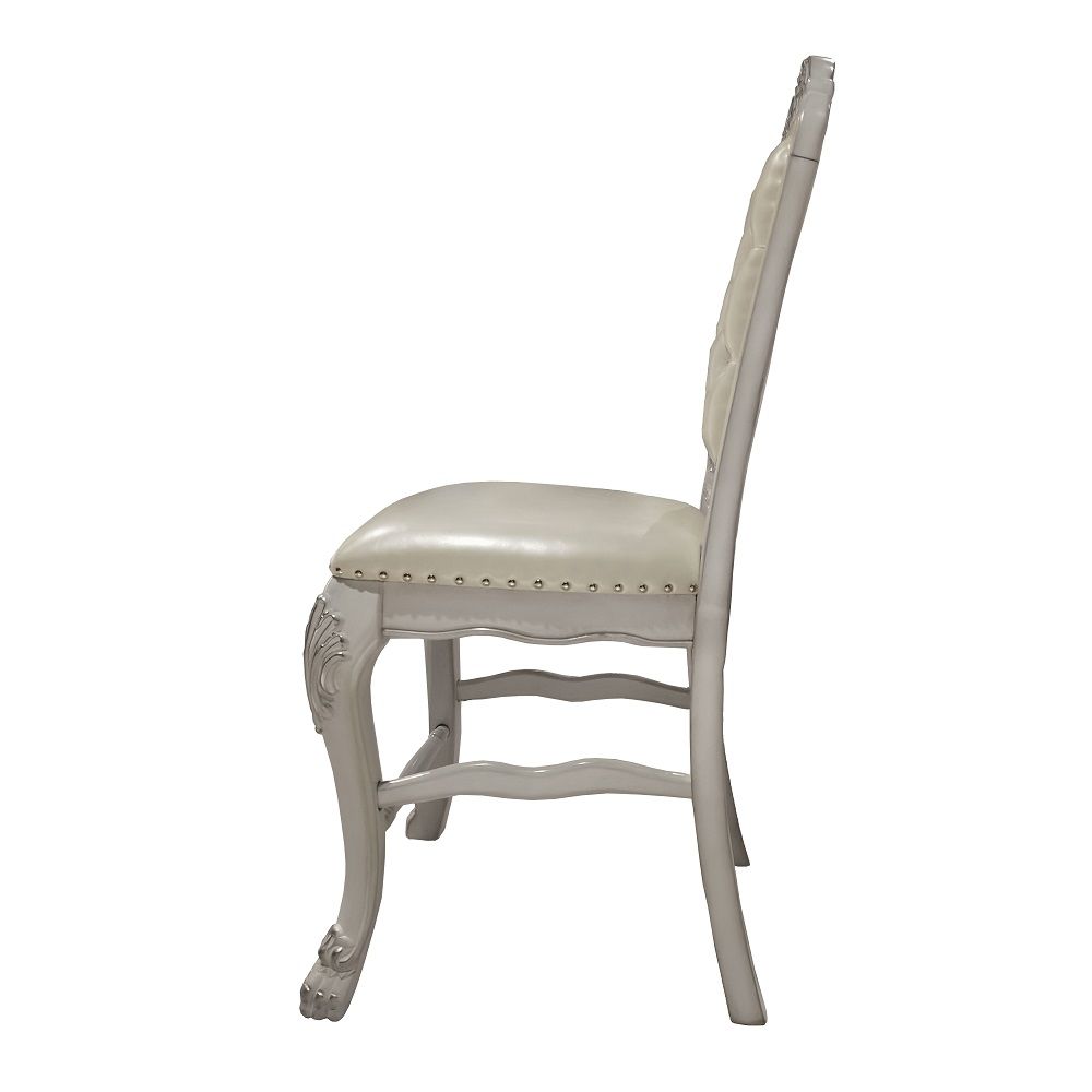 Dresden - Counter Height Chair (Set of 2) - Synthetic Leather & Bone White - Urban Living Furniture (Los Angeles, CA)
