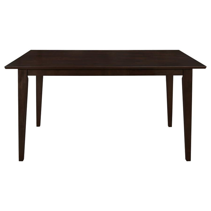 Gabriel - 5-Piece Rectangular 59" Dining Set - Cappuccino