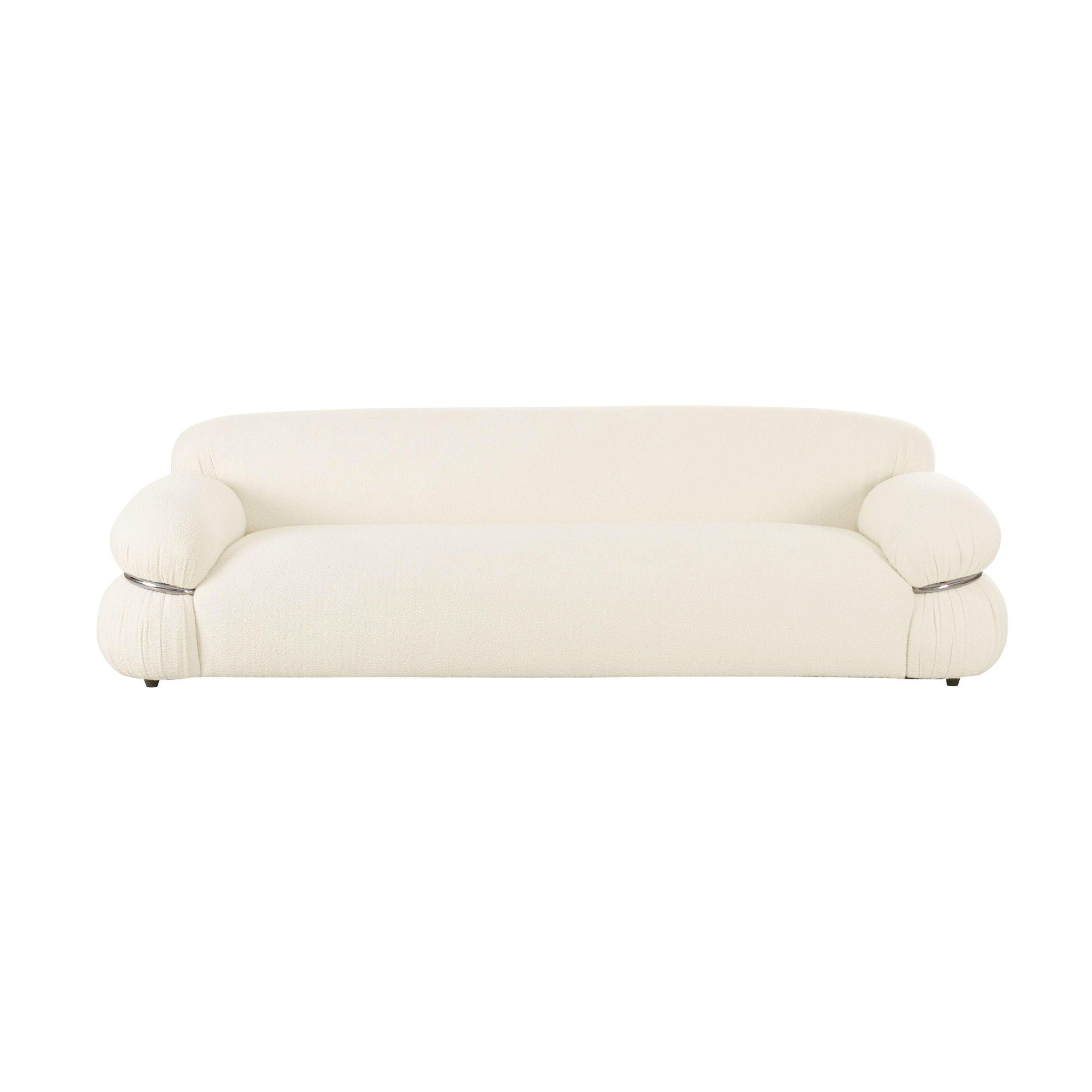 Leyla - Boucle Sofa - Cream - Urban Living Furniture (Los Angeles, CA)