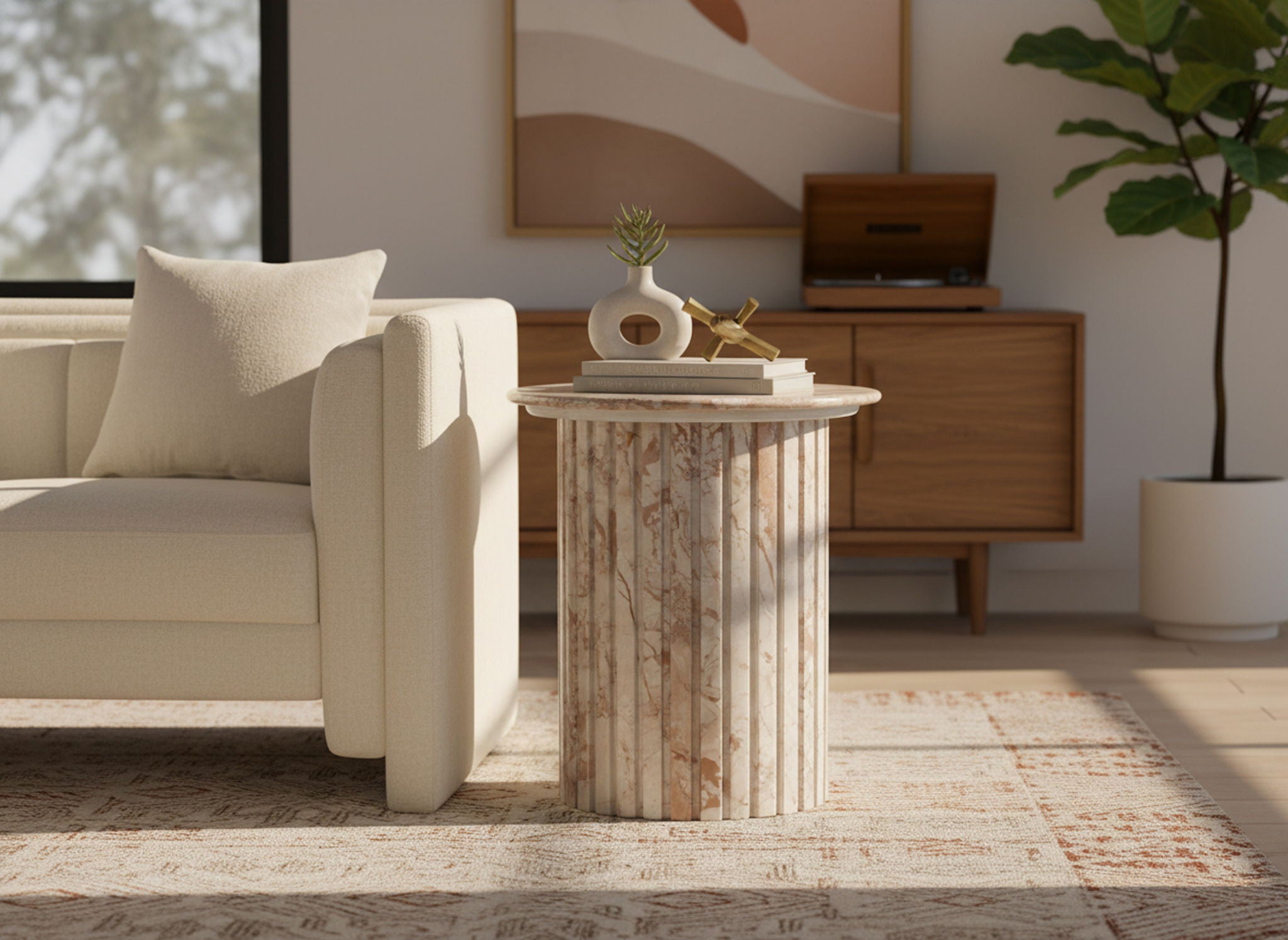 Genoa - Marble Table - Urban Living Furniture (Los Angeles, CA)