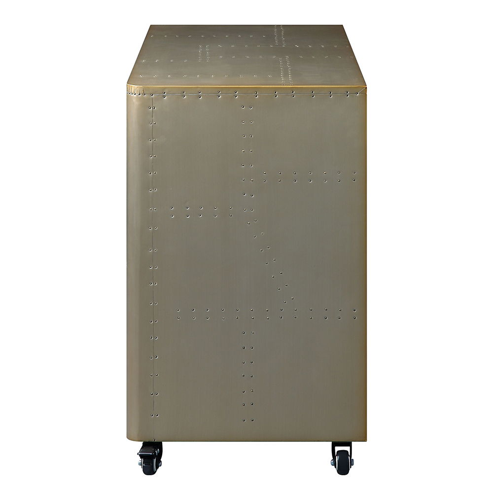 Jennavieve - Cabinet - Gold Aluminum - Urban Living Furniture (Los Angeles, CA)